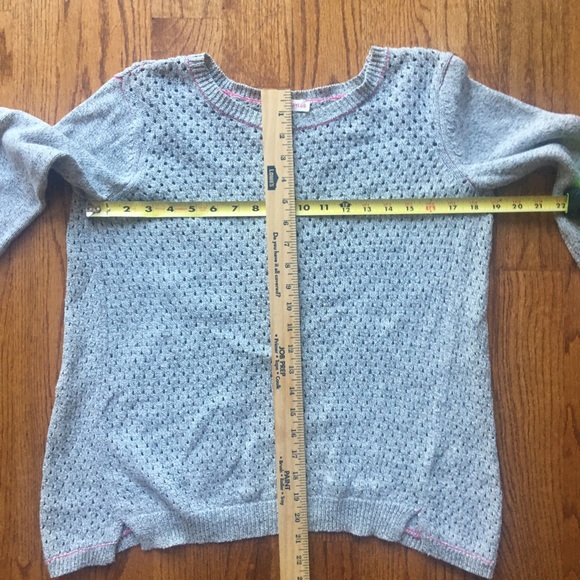Rebecca Taylor Split Back Sweater grey M - Picture 8 of 8